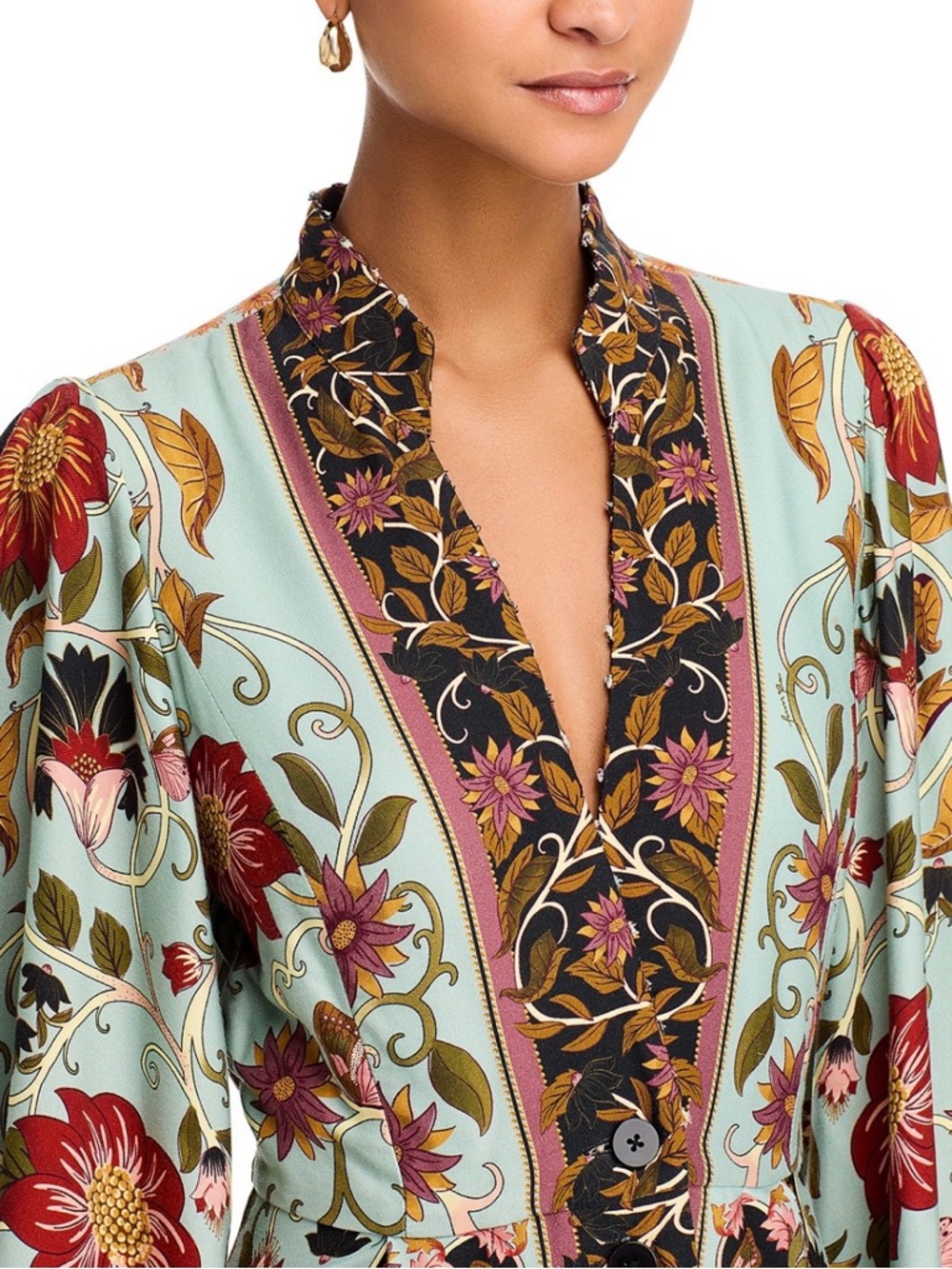 FARM Rio Flowing Beauty Maxi Dress, Size XS, NWT 🇧🇷 - Picture 6 of 16